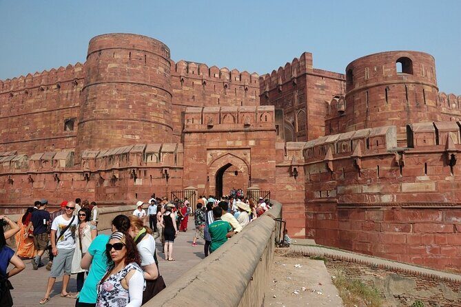 Day Trip to Taj Mahal and Agra Fort from Jaipur - Agra Fort after Taj: the switch from marble to power
