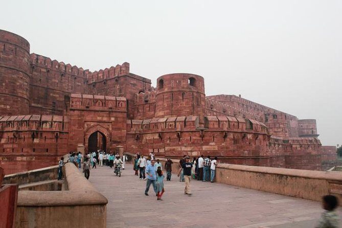 Day Trip to The Taj Mahal and Agra from Jaipur ending in Delhi by Car - Agra Fort: Akbar’s red-sandstone fortress in your second stop