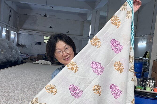 Exclusive Block Print Workshop in Rajasthan - Factory tour: how paper ideas become real fabric prints