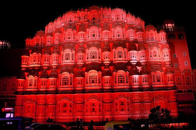 Experience Jaipur By Night - Amber Fort at night: the Light and Sound trade-off
