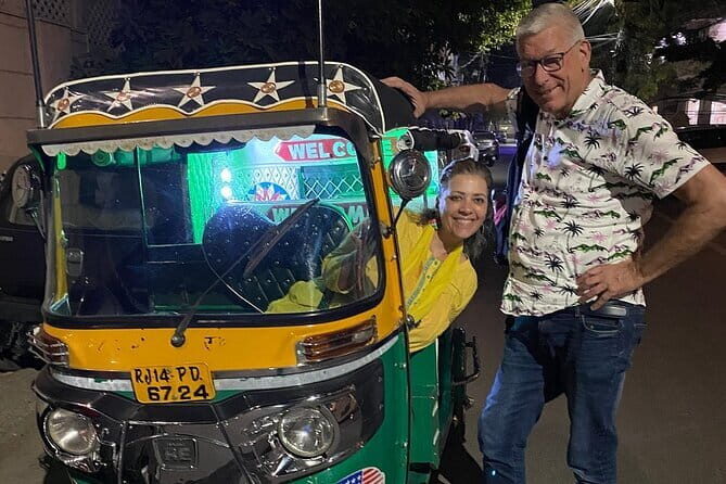 Explore Jaipur at Night with Patrika Gate - Getting around: private vehicle, English-speaking driver, and your pace