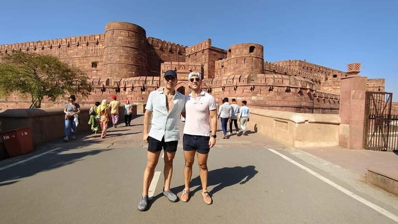 From Jaipur: Private Taj Mahal & Agra Day Trip with 5<em> Lunch – Key highlights you’ll feel in the moment’ /></p>
<ul>
<li><strong>Fast-track Taj Mahal entry</strong> that cuts down time in lines</li>
<li><strong>Guide-led pacing</strong> so you don’t lose time to confusion or crowd chaos</li>
<li><strong>Agra Fort + Baby Taj</strong> for the full Mughal-era picture, not just one monument</li>
<li><strong>Lunch at DoubleTree by Hilton Agra</strong> with a multi-cuisine buffet option</li>
<li><strong>Photo help on the ground</strong>, with guides pointing out best angles and timing</li>
</ul>
<h2 id="the-jaipur-to-agra-drive-comfort-first-not-a-maybe">The Jaipur to Agra drive: comfort first, not a “maybe”</h2>
<p> Lunch – The Jaipur to Agra drive: comfort first, not a “maybe”’ /><br />
A private car is the real upgrade on this trip. You’re not fighting public transport, and you’re not stuck in a shared-ride rhythm that can slow everything down. The transport is private and air-conditioned, and you’ll get basics handled for you like <strong>bottled water and umbrellas</strong> (useful in Agra heat and glare).</p>
<p><p>This day trip runs anywhere from <strong>3 to 12 hours</strong>, depending on the start time and whether you return to Jaipur or get dropped off in Agra. That flexibility matters. If you’re trying to fit Agra into a tight itinerary, this kind of schedule range can save you from booking a second night.</p>
</p>
<p><p>I also like that the pickup is from <strong>any location in Jaipur</strong>. Several drivers are praised for being <strong>on time and careful with safety</strong>, including names like Shahid, Asrar, Sharif, and Mohoshin Ji. That’s not a small thing when you’re sharing roads with heavy traffic and changing lanes.</p>
</p>
<p><p>One practical tip: if you want that extra-special light at the Taj (especially morning), you’ll benefit from an early start. Some travelers mention early departures that make the timing work for sunrise or first light.</p>
</p>
<div style="margin: 20px 0; padding: 15px 0;"><p>You can also read our reviews of more private tours in Jaipur</p><ul style="margin: 10px 0; padding: 0; list-style: none;"><li style="margin: 0 0 10px 0; padding: 0 0 10px 0; border-bottom: 1px solid #eee; display: flex; align-items: flex-start; gap: 12px; line-height: 1.4;"><a href="https://thejaipurguide.com/jaipur-private-full-day-sightseeing-tour-by-car-with-guide/" aria-hidden="true" tabindex="-1"><img decoding="async" style="width: 80px; height: 60px; object-fit: cover; border-radius: 4px; flex-shrink: 0;" src="https://thejaipurguide.com/wp-content/uploads/2026/05/jaipur-private-full-day-sightseeing-tour-by-car-with-guide-150x150.jpg" alt="" loading="lazy"></a><div><a href="https://thejaipurguide.com/jaipur-private-full-day-sightseeing-tour-by-car-with-guide/">Jaipur: Private Full Day Sightseeing Tour By Car with Guide</a><br><span style="font-size: 0.82em; color: #555; margin-top: 2px;"><span style="color: #f5a623;">★</span> 4.9 &middot; 1,839 reviews</span></div></li><li style="margin: 0 0 10px 0; padding: 0 0 10px 0; border-bottom: 1px solid #eee; display: flex; align-items: flex-start; gap: 12px; line-height: 1.4;"><a href="https://thejaipurguide.com/jaipur-private-sightseeing-day-tour-with-guide-by-car/" aria-hidden="true" tabindex="-1"><img decoding="async" style="width: 80px; height: 60px; object-fit: cover; border-radius: 4px; flex-shrink: 0;" src="https://thejaipurguide.com/wp-content/uploads/2026/05/jaipur-private-sightseeing-day-tour-with-guide-by-car-150x150.jpg" alt="" loading="lazy"></a><div><a href="https://thejaipurguide.com/jaipur-private-sightseeing-day-tour-with-guide-by-car/">Jaipur: Private Sightseeing Day Tour with Guide by Car</a><br><span style="font-size: 0.82em; color: #555; margin-top: 2px;"><span style="color: #f5a623;">★</span> 4.8 &middot; 773 reviews</span></div></li><li style="margin: 0; padding: 0; border-bottom: none; display: flex; align-items: flex-start; gap: 12px; line-height: 1.4;"><a href="https://thejaipurguide.com/full-day-jaipur-private-sightseeing-tour-by-car-with-guide/" aria-hidden="true" tabindex="-1"><img decoding="async" style="width: 80px; height: 60px; object-fit: cover; border-radius: 4px; flex-shrink: 0;" src="https://thejaipurguide.com/wp-content/uploads/2026/05/full-day-jaipur-private-sightseeing-tour-by-car-with-guide-150x150.jpg" alt="" loading="lazy"></a><div><a href="https://thejaipurguide.com/full-day-jaipur-private-sightseeing-tour-by-car-with-guide/">Full-Day Jaipur Private Sightseeing Tour by Car with Guide</a><br><span style="font-size: 0.82em; color: #555; margin-top: 2px;"><span style="color: #f5a623;">★</span> 5.0 &middot; 472 reviews</span></div></li></ul></div><h2 id="fast-track-taj-mahal-entry-less-waiting-more-looking">Fast-track Taj Mahal entry: less waiting, more looking</h2>
<p> Lunch – Fast-track Taj Mahal entry: less waiting, more looking’ /><br />
The Taj Mahal is famous for a reason, but the experience can sour if you waste hours in queue lines. This tour tackles that with <strong>skip-the-ticket-line / fast-track entry</strong>, and then a guide helps you use your time well.</p>
<p><p>Plan on <strong>up to three hours</strong> at the Taj Mahal. That’s enough time to do more than the photo-stare-photo loop. With a guide, you can slow down where it counts: the symmetry, the calligraphy, the marble details, and the stories behind why the complex looks the way it does.</p>
</p>
<p><p>This is also where guide skill shows up fast. Many guides are specifically praised for their <strong>photo help</strong>: they position you in better spots, suggest angles, and even handle the practical side of taking photos through crowds. Names that come up often include Mehfooz, Arif, Anshu, Imran Ali Khan, Ankur Sharma, and Daisy. The theme is consistent: they make it easier to get pictures without losing track of what you’re seeing.</p>
</p>
<p><p>Also, Taj Mahal days attract persistent photographers. A good guide helps you navigate that pressure with calm instructions, so you can keep your attention on the monument.</p>
</p>
<p><p>One more thing to remember: the <strong>Taj Mahal is closed every Friday</strong>, no exceptions. If your travel dates land on a Friday, don’t assume you’ll “just go anyway.” You’ll need an alternate plan.</p>
</p>
<h2 id="agra-fort-where-the-views-and-the-history-meet">Agra Fort: where the views and the history meet</h2>
<p> Lunch – Agra Fort: where the views and the history meet’ /><br />
After the Taj, the day shifts gears to <strong>Agra Fort</strong>, with a guided walk that lasts about <strong>one hour</strong>. This stop is different from the Taj because it’s about the bigger picture—power, architecture, and the way rulers controlled a city.</p>
<p><p>Agra Fort also offers excellent viewpoints. Even if you’ve already seen the Taj from postcards, seeing the fort’s positions and sightlines gives your brain a better map of where everything sits in Agra.</p>
</p>
<p><p>Guides again matter here. Travelers mention guides like Mahfouz, Arif, Vinod Kumar, Imran Ali Khan, and Mehfooz explaining details in a way that’s easy to follow—so you understand what you’re looking at, not just pass through.</p>
</p>
<p><p>If you’re the type who likes to connect the dots, this is the part that makes the day feel coherent: Taj Mahal (the icon) plus Agra Fort (the context).</p>
</p>
<h2 id="baby-taj-the-quieter-stop-that-makes-the-day-feel-complete">Baby Taj: the quieter stop that makes the day feel “complete”</h2>
<p> Lunch – Baby Taj: the quieter stop that makes the day feel “complete”’ /><br />
Then comes <strong>Baby Taj</strong> for about <strong>30 minutes</strong>. In practice, this is one of the best time investments on the tour because it’s often less crowded and a lot more relaxing.</p>
<p><p>One traveler even notes loving Baby Taj because it feels <strong>quieter</strong> and more enjoyable than rushing through the main sites. That lines up with why this stop works: you get a breather, better photo opportunities, and a chance to slow down with fewer crowds pressing in.</p>
</p>
<p><p>It’s short, but it doesn’t feel tacked on. It helps the day go beyond the headline monument and gives you that extra layer of Mughal-era architecture.</p>
</p>
<h2 id="lunch-at-doubletree-by-hilton-agra-your-recovery-button">Lunch at DoubleTree by Hilton Agra: your recovery button</h2>
<p> Lunch – Lunch at DoubleTree by Hilton Agra: your recovery button’ /><br />
If you choose the lunch option, you’ll stop at <strong>DoubleTree by Hilton Hotel Agra</strong> for <strong>about 45 minutes</strong>. It’s a multi-cuisine buffet-style meal, so you’re not stuck eating only one type of food after a long drive.</p>
<p><p>A couple of practical benefits:</p>
</p>
<ul>
<li>You get a reliable, comfortable setting during a long travel day.</li>
<li>Guides often use lunch time to recommend what to try and how spicy to go, especially if you’re not sure what Indian food will suit you.</li>
</ul>
<p><p>Reviews also point to guides who go the extra mile for comfort—like Ankur Sharma sitting with a solo traveler at lunch and keeping things relaxed. That’s a big deal if you’re traveling alone and want the day to feel cared for, not just scheduled.</p>
</p>
<p><p>Drinks are <strong>not included</strong>, so if you care about bottled water beyond what’s provided or you want other beverages, you’ll plan for that.</p>
</p>
<div style="margin: 20px 0; padding: 15px 0;"><p>You can also read our reviews of more tours and experiences in Jaipur</p><ul style="margin: 10px 0; padding: 0; list-style: none;"><li style="margin: 0 0 10px 0; padding: 0 0 10px 0; border-bottom: 1px solid #eee; display: flex; align-items: flex-start; gap: 12px; line-height: 1.4;"><a href="https://thejaipurguide.com/pushkar-day-trip-from-jaipur-private-car-safari-guide-lunch/" aria-hidden="true" tabindex="-1"><img decoding="async" style="width: 80px; height: 60px; object-fit: cover; border-radius: 4px; flex-shrink: 0;" src="https://thejaipurguide.com/wp-content/uploads/2026/05/pushkar-day-trip-from-jaipur-private-car-safari-guide-lunch-150x150.jpg" alt="" loading="lazy"></a><div><a href="https://thejaipurguide.com/pushkar-day-trip-from-jaipur-private-car-safari-guide-lunch/">Pushkar Day Trip from Jaipur – Private Car, Safari, Guide & Lunch</a><br><span style="font-size: 0.82em; color: #555; margin-top: 2px;"><span style="color: #f5a623;">★</span> 4.5 &middot; 45 reviews</span></div></li><li style="margin: 0 0 10px 0; padding: 0 0 10px 0; border-bottom: 1px solid #eee; display: flex; align-items: flex-start; gap: 12px; line-height: 1.4;"><a href="https://thejaipurguide.com/block-printing-workshop-in-jaipur-including-lunch/" aria-hidden="true" tabindex="-1"><img decoding="async" style="width: 80px; height: 60px; object-fit: cover; border-radius: 4px; flex-shrink: 0;" src="https://thejaipurguide.com/wp-content/uploads/2026/05/block-printing-workshop-in-jaipur-including-lunch-150x150.jpg" alt="" loading="lazy"></a><div><a href="https://thejaipurguide.com/block-printing-workshop-in-jaipur-including-lunch/">Block Printing Workshop in Jaipur! (including lunch)</a><br><span style="font-size: 0.82em; color: #555; margin-top: 2px;"><span style="color: #f5a623;">★</span> 5.0 &middot; 34 reviews</span></div></li><li style="margin: 0 0 10px 0; padding: 0 0 10px 0; border-bottom: 1px solid #eee; display: flex; align-items: flex-start; gap: 12px; line-height: 1.4;"><a href="https://thejaipurguide.com/all-inclusive-private-jaipur-city-tour-with-5-star-lunch-guide/" aria-hidden="true" tabindex="-1"><img decoding="async" style="width: 80px; height: 60px; object-fit: cover; border-radius: 4px; flex-shrink: 0;" src="https://thejaipurguide.com/wp-content/uploads/2026/05/all-inclusive-private-jaipur-city-tour-with-5-star-lunch-guide-150x150.jpg" alt="" loading="lazy"></a><div><a href="https://thejaipurguide.com/all-inclusive-private-jaipur-city-tour-with-5-star-lunch-guide/">All Inclusive Private Jaipur City Tour with 5-star Lunch & Guide</a><br><span style="font-size: 0.82em; color: #555; margin-top: 2px;"><span style="color: #f5a623;">★</span> 5.0 &middot; 34 reviews</span></div></li><li style="margin: 0 0 10px 0; padding: 0 0 10px 0; border-bottom: 1px solid #eee; display: flex; align-items: flex-start; gap: 12px; line-height: 1.4;"><a href="https://thejaipurguide.com/from-delhi-private-agra-taj-mahal-tour-with-5-lunch/" aria-hidden="true" tabindex="-1"><img decoding="async" style="width: 80px; height: 60px; object-fit: cover; border-radius: 4px; flex-shrink: 0;" src="https://thejaipurguide.com/wp-content/uploads/2026/05/from-delhi-private-agra-taj-mahal-tour-with-5-lunch-150x150.jpg" alt="" loading="lazy"></a><div><a href="https://thejaipurguide.com/from-delhi-private-agra-taj-mahal-tour-with-5-lunch/">From Delhi: Private Agra & Taj Mahal Tour with 5 * Lunch</a><br><span style="font-size: 0.82em; color: #555; margin-top: 2px;"><span style="color: #f5a623;">★</span> 5.0 &middot; 32 reviews</span></div></li><li style="margin: 0 0 10px 0; padding: 0 0 10px 0; border-bottom: 1px solid #eee; display: flex; align-items: flex-start; gap: 12px; line-height: 1.4;"><a href="https://thejaipurguide.com/jaipur-full-day-sightseeing-tour-with-guide-and-lunch/" aria-hidden="true" tabindex="-1"><img decoding="async" style="width: 80px; height: 60px; object-fit: cover; border-radius: 4px; flex-shrink: 0;" src="https://thejaipurguide.com/wp-content/uploads/2026/05/jaipur-full-day-sightseeing-tour-with-guide-and-lunch-150x150.jpg" alt="" loading="lazy"></a><div><a href="https://thejaipurguide.com/jaipur-full-day-sightseeing-tour-with-guide-and-lunch/">Jaipur: Full-Day Sightseeing Tour with Guide and Lunch</a><br><span style="font-size: 0.82em; color: #555; margin-top: 2px;"><span style="color: #f5a623;">★</span> 4.9 &middot; 25 reviews</span></div></li><li style="margin: 0; padding: 0; border-bottom: none; display: flex; align-items: flex-start; gap: 12px; line-height: 1.4;"><a href="https://thejaipurguide.com/full-day-sightseeing-jaipur-tour-by-car-with-guide-include-lunch/" aria-hidden="true" tabindex="-1"><img decoding="async" style="width: 80px; height: 60px; object-fit: cover; border-radius: 4px; flex-shrink: 0;" src="https://thejaipurguide.com/wp-content/uploads/2026/05/full-day-sightseeing-jaipur-tour-by-car-with-guide-include-lunch-150x150.jpg" alt="" loading="lazy"></a><div><a href="https://thejaipurguide.com/full-day-sightseeing-jaipur-tour-by-car-with-guide-include-lunch/">Full Day Sightseeing Jaipur Tour by Car With Guide Include Lunch</a><br><span style="font-size: 0.82em; color: #555; margin-top: 2px;"><span style="color: #f5a623;">★</span> 5.0 &middot; 24 reviews</span></div></li></ul></div><h2 id="drop-off-choices-stay-flexible-at-the-end-of-the-day">Drop-off choices: stay flexible at the end of the day</h2>
<p> Lunch – Drop-off choices: stay flexible at the end of the day’ /><br />
At the end, you get to choose your ending point:</p>
<ul>
<li><strong>Return to Jaipur</strong>, or</li>
<li><strong>Be dropped off in Agra</strong> for onward plans</li>
</ul>
<p><p>This is smart for travelers who want to keep momentum—maybe you’re heading to a different city, catching a later train, or simply don’t want to do the full round-trip.</p>
</p>
<p><p>Because total duration can vary from <strong>3 to 12 hours</strong>, this drop-off choice can change your whole day. If you’re trying to protect your evening, returning to Jaipur is the safer bet. If you’re trying to optimize time, an Agra drop-off can be the move.</p>
</p>
<h2 id="what-youre-paying-for-private-car-guide-time-and-tickets">What you’re paying for: private car, guide time, and tickets</h2>
<p> Lunch – What you’re paying for: private car, guide time, and tickets’ /><br />
The price is listed from <strong>$5 per person</strong>, which is surprisingly low for a private day structure. The real question becomes: what’s included in <em>your</em> booking, and how much you’re adding on.</p>
<p><p>Here’s what’s included per the offer details:</p>
</p>
<ul>
<li><strong>Private AC transportation</strong></li>
<li><strong>Live tour guide</strong></li>
<li><strong>Lunch at a multi-cuisine restaurant</strong> if you select that option</li>
<li><strong>Monument tickets</strong> if you select that option</li>
<li><strong>Water bottle & umbrellas</strong></li>
<li><strong>All parking and taxes</strong></li>
</ul>
<p><p>Not included:</p>
</p>
<ul>
<li><strong>Drinks</strong></li>
</ul>
<p><p>So your value comes down to whether you include monument tickets and whether you include lunch. Even without lunch, the combo of a private car plus a guide saves you real time in a place where the logistics can feel chaotic.</p>
</p>
<p><p>If you’re the type who enjoys getting your bearings fast and wants someone handling timing and ticket flow, this kind of package can feel like a bargain—especially compared with piecing it together yourself.</p>
</p>
<h2 id="timing-realities-crowds-friday-closures-and-early-starts">Timing realities: crowds, Friday closures, and early starts</h2>
<p><img src=