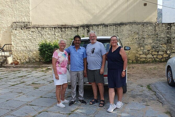 Half-Day Jaipur Heritage Tour with Monkey Temple - Devisinghpura: pink-and-yellow townhouses and quieter heritage