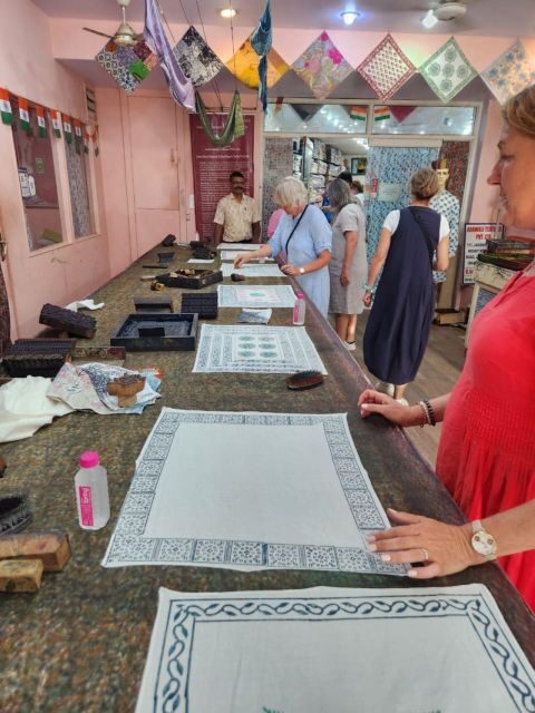 Jaipur: Block Printing Workshop In the Heart of City Center - Wooden stamps, natural dyes, and the real skill: layering