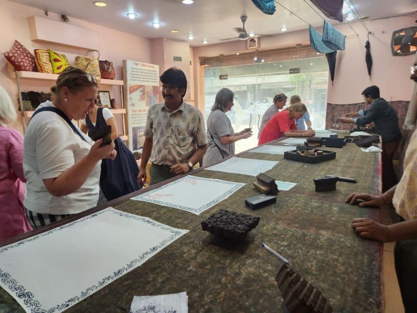 Jaipur: Block Printing Workshop In the Heart of City Center - Private support: what you gain with a small group