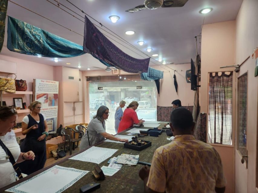 Jaipur: Block Printing Workshop In the Heart of City Center - Jewelry factory stops and shopping pressure: go in with a strategy