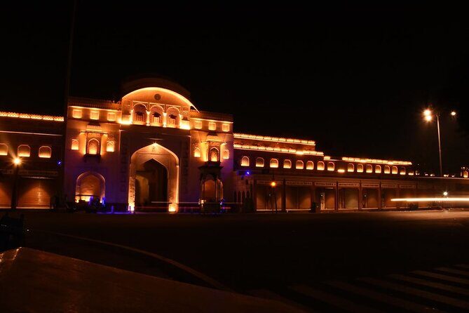 Jaipur by Night Evening Tour with Nahargarh Fort Views - Jal Mahal on Man Sagar Lake: reflections and a quick photo window