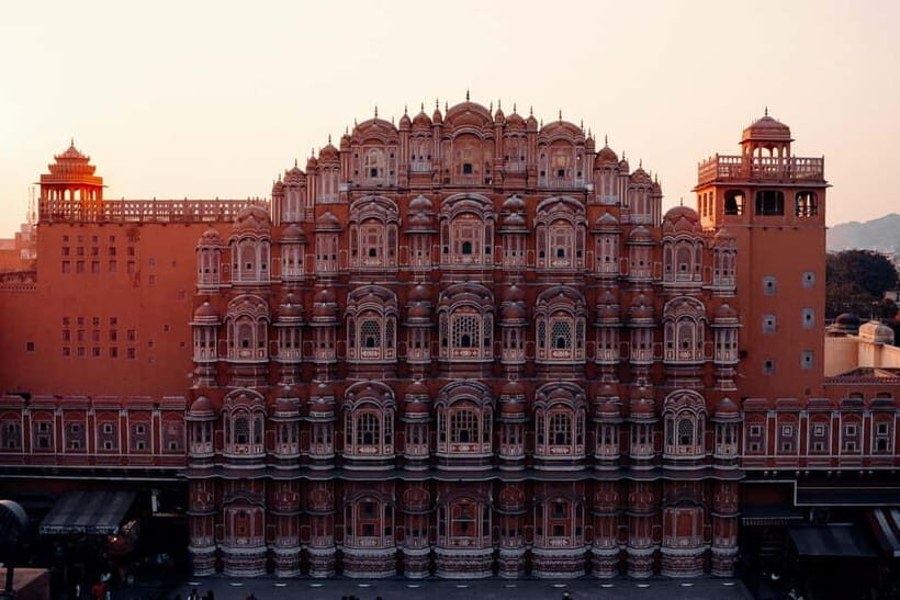 Jaipur: Full-Day City Tour with Car, Guide & Skip-the-Line - Hawa Mahal: reading the honeycomb facade instead of just snapping photos