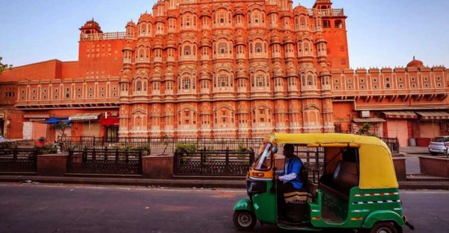 Jaipur: Full-Day Private Sightseeing Tour by Tuk Tuk - Amber Fort: Rajput-Mughal Halls and Maota Lake Views