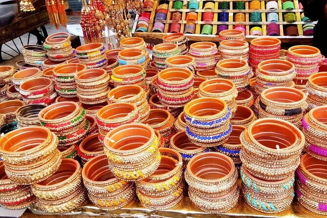 Jaipur Half-Day Shopping Tour with Hand Block Printing Class - Maniharo Ka Rasta: Lac Bangles, Shaped Before Your Eyes