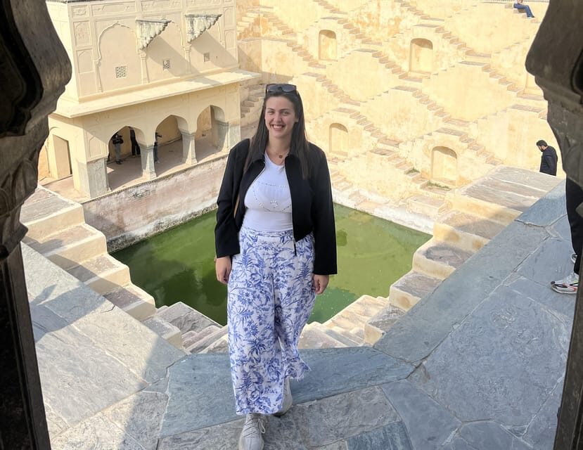Jaipur: Half or Full-Day Sightseeing Tour with Flower Market - Panna Meena ka Kund: geometry you can actually see