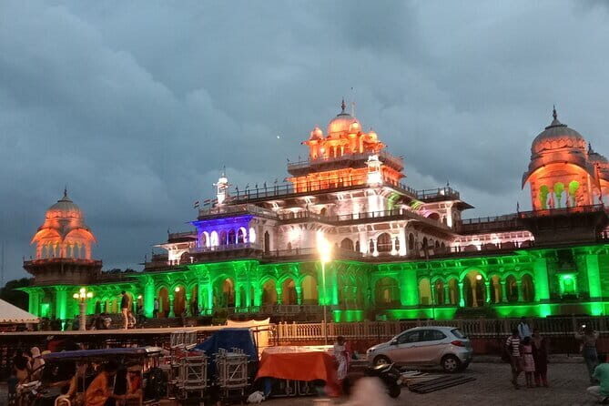 Jaipur Nahargarh Fort Sunset and Night City Tour - The Jal Mahal and Hawa Mahal combo: two icons, two styles of night