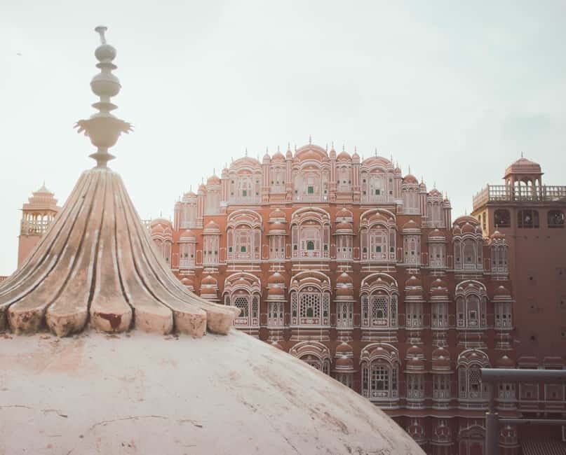 Jaipur: Private Evening Tour with Monkey Temple Sunset - Albert Hall Museum exterior: the serene finish to a busy evening