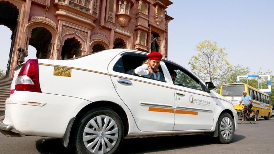 Jaipur: Private Full-Day Tour of the Heritage Pink City - Gaitor Ki Chhatriyan and the Galtaji area: temples, memorials, and hillside views