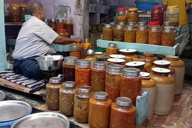 Jaipur@Twilight Guided Heritage City walk tour with Food Tasting - Johri Bazaar to the Pickle Man: sweet tasting plus a 195-year shop