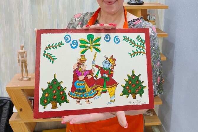 Make my own Rajasthani Phad Painting - The 3-hour flow: what you do during the class