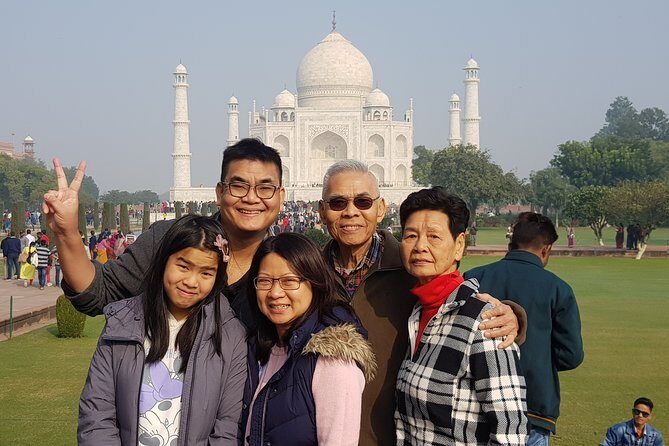 Taj Mahal Tour from Jaipur by Car - Private Day Trip - Taj Mahal visit: guided entry, battery bus, and how to get your best photos